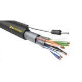 Кабель FTP 4х2х24AWG кат.5е медь с тросом бухта (м) Rexant 01-0144