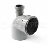 Отвод универсальный110/50х87,5 град,фронт-вверх, вн,канализ(30) VALFEX