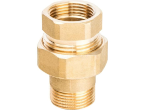 SFT-0044-000034 STOUT Разъемное соединение "американка" ВН, уплотнение под гайкой по плоскости, 3/4”