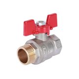 RBV-0004-0210220 ROMMER Шаровой кран 3/4" ВН/НР, ручка бабочка