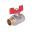 RBV-0004-0210220 ROMMER Шаровой кран 3/4" ВН/НР, ручка бабочка