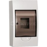 Корпус ЩРН-П-4 Krepta 3 IP41 навесной пластик. бел. IEK MKP12-N-04-40-20