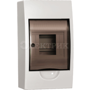 Корпус ЩРН-П-4 Krepta 3 IP41 навесной пластик. бел. IEK MKP12-N-04-40-20