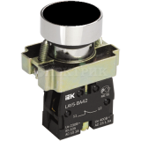 Кнопка LAY-BA21 без подсветки черн. 1з ИЭК BBT60-BA-K02