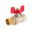 RBV-0004-2210215 ROMMER Шаровой кран 1/2" ВН/НР, ручка бабочка