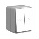 Выключатель 2-кл. AtlasDesign PROFI IP54 для жалюзи 2хсх.4 сер. SE ATN543019