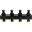 SDG-0017-004023 STOUT Стальной распределительный коллектор 2(3) отопительных контура. В теплоизоляции DN 25