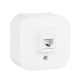 782224  Розетка RJ45 - категория 5e - UTP - Quteo IP 20 - Белый