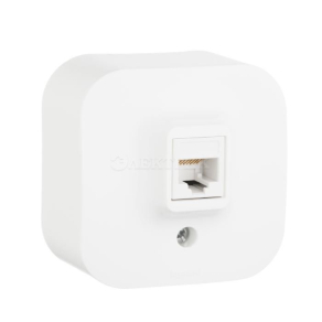 782224  Розетка RJ45 - категория 5e - UTP - Quteo IP 20 - Белый