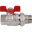 SVB-1007-000025 STOUT Кран шаровой полнопроходной с "американкой", ВР/НР, ручка бабочка 1 (EPDM)