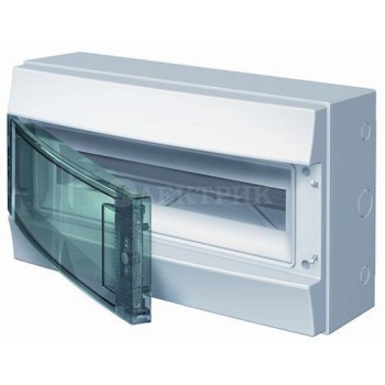Бокс настенный 18М прозр. дверь Mistral65 (с клемм) ABB 1SLM006502A1203