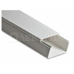 Кабель-канал 100х40 ЭЛЕКОР (дл.2м) ИЭК CKK10-100-040-1-K01