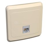 Розетка компьютерная 1-м СП Этюд RJ45 крем. SchE KOMC-001K