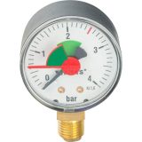 10007375(03.12.104) Watts F+R201(MHR) 50/4x1/4" Манометр радиальный 50мм, 0-4 бар