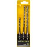 Набор буров по бетону STAYER 3 шт. 2930-H3