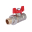 RBV-0005-2510215 ROMMER Шаровой кран с американкой 1/2" ВН/НР, ручка бабочка