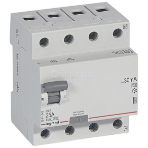 402074  RX3 ВДТ 30мА 25А 4П A