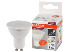 Лампа светодиодная LED Value LVPAR1635 5SW/830 5Вт GU10 230В 10х1 RU OSRAM 4058075581333