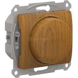 Механизм светорегулятора (диммера) GLOSSA повор.-нажим LED RC 315Вт дерево дуб SchE GSL000530