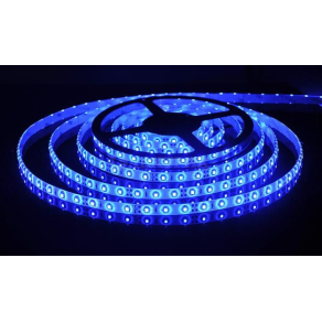 Светодиодная лента 3528/60 LED 4.8W IP65 [белая подложка] синий свет