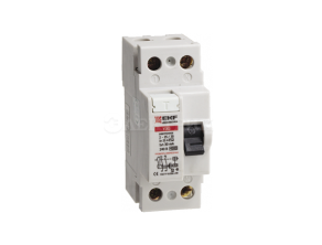 Выключатель диф. тока 2п 25A 30mA тип AC УЗО (эл-мех) ЭКФ elcb-2-25-30-em