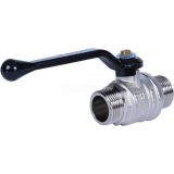 03250028 BUGATTI Oregon Кран шаровой (ручка-рычаг алюминий) нар-нар резьба 1"