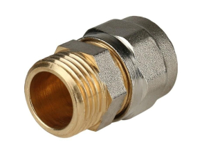 SFS-0001-001216 STOUT Переходник с наружной резьбой 1/2"х16 для металлопластиковых труб винтовой