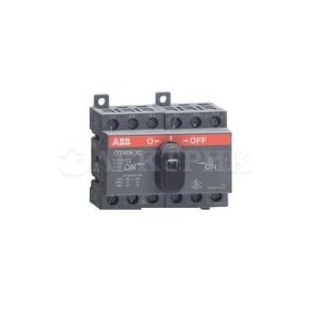 Рубильник реверсивный OT40 F3C 40A (23A AC23) ABB 1SCA104913R1001