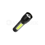 Фонарь аккумуляторный XPE 3Вт + COB 3Вт литиевый аккум. 600мА.ч Micro USB шнур КОСМОС KocAc1011Lith