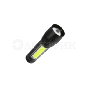 Фонарь аккумуляторный XPE 3Вт + COB 3Вт литиевый аккум. 600мА.ч Micro USB шнур КОСМОС KocAc1011Lith