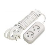 Удлинитель 2х3м без заземл. 10А IP20 MAKEL MGP103