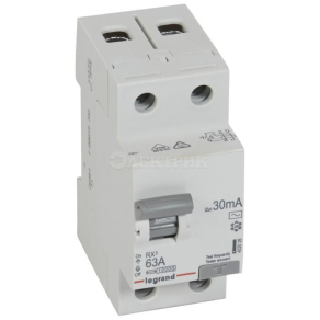 402026  RX3 ВДТ 30мА 63А 2П AC